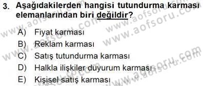 Boş Zaman ve Rekreasyon Yönetimi Dersi 2015 - 2016 Yılı (Final) Dönem Sonu Sınav Soruları 3. Soru