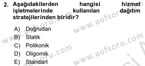 Boş Zaman ve Rekreasyon Yönetimi Dersi 2021 - 2022 Yılı (Vize) Ara Sınav Soruları 2. Soru