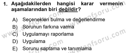 Boş Zaman ve Rekreasyon Yönetimi Dersi 2023 - 2024 Yılı (Final) Dönem Sonu Sınav Soruları 1. Soru