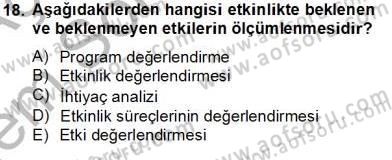 Etkinlik Yönetimi Dersi 2012 - 2013 Yılı (Final) Dönem Sonu Sınav Soruları 18. Soru