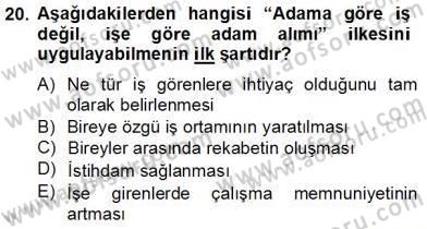 Etkinlik Yönetimi Dersi 2012 - 2013 Yılı (Final) Dönem Sonu Sınav Soruları 20. Soru