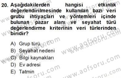 Etkinlik Yönetimi Dersi 2014 - 2015 Yılı (Final) Dönem Sonu Sınav Soruları 20. Soru
