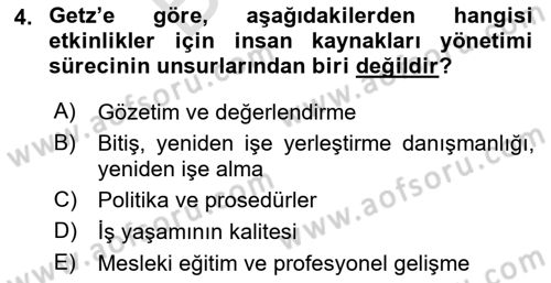 Etkinlik Yönetimi Dersi 2023 - 2024 Yılı (Final) Dönem Sonu Sınav Soruları 4. Soru