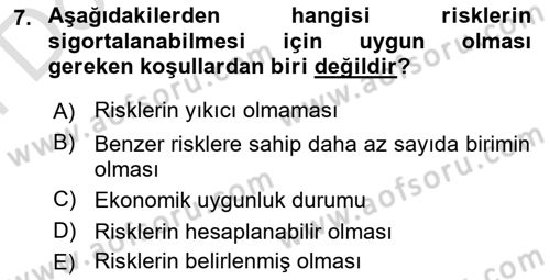 Etkinlik Yönetimi Dersi 2023 - 2024 Yılı (Final) Dönem Sonu Sınav Soruları 7. Soru