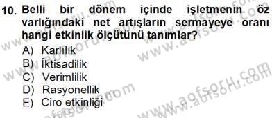 Spor Tesis İşletmesi ve Saha Malzeme Bilgisi Dersi 2012 - 2013 Yılı (Vize) Ara Sınav Soruları 10. Soru
