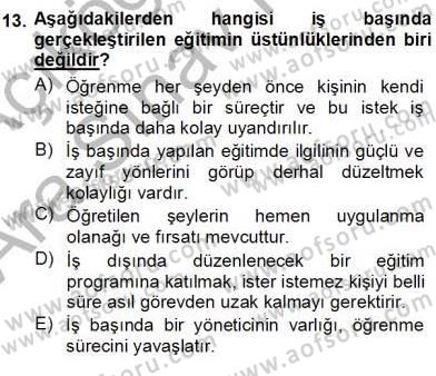 Spor Tesis İşletmesi ve Saha Malzeme Bilgisi Dersi 2012 - 2013 Yılı (Vize) Ara Sınav Soruları 13. Soru