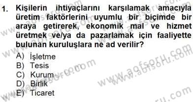 Spor Tesis İşletmesi ve Saha Malzeme Bilgisi Dersi 2012 - 2013 Yılı (Final) Dönem Sonu Sınav Soruları 1. Soru