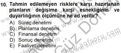 Spor Tesis İşletmesi ve Saha Malzeme Bilgisi Dersi 2012 - 2013 Yılı (Final) Dönem Sonu Sınav Soruları 10. Soru