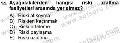 Spor Tesis İşletmesi ve Saha Malzeme Bilgisi Dersi 2012 - 2013 Yılı (Final) Dönem Sonu Sınav Soruları 14. Soru