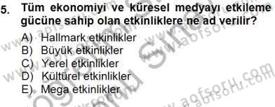 Spor Tesis İşletmesi ve Saha Malzeme Bilgisi Dersi 2012 - 2013 Yılı (Final) Dönem Sonu Sınav Soruları 5. Soru