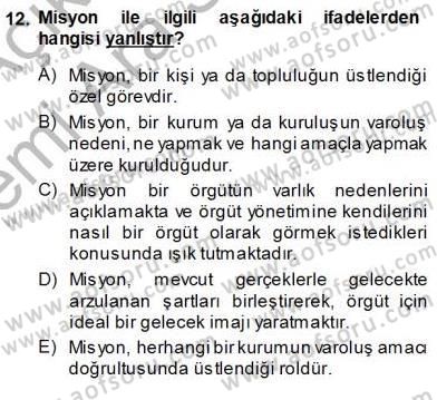 Spor Tesis İşletmesi ve Saha Malzeme Bilgisi Dersi Ara Sınavı Deneme Sınav Soruları 12. Soru