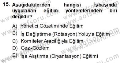 Spor Tesis İşletmesi ve Saha Malzeme Bilgisi Dersi Ara Sınavı Deneme Sınav Soruları 15. Soru