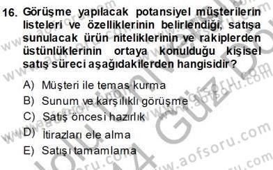 Spor Tesis İşletmesi ve Saha Malzeme Bilgisi Dersi Ara Sınavı Deneme Sınav Soruları 16. Soru