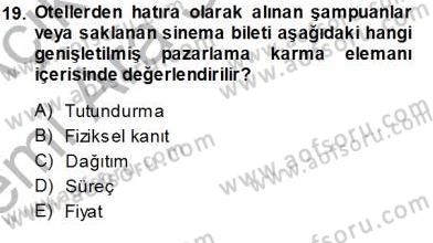 Spor Tesis İşletmesi ve Saha Malzeme Bilgisi Dersi Ara Sınavı Deneme Sınav Soruları 19. Soru
