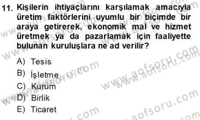 Spor Tesis İşletmesi ve Saha Malzeme Bilgisi Dersi 2014 - 2015 Yılı (Vize) Ara Sınav Soruları 11. Soru