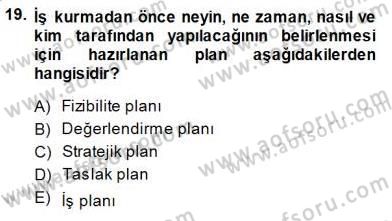 Spor Tesis İşletmesi ve Saha Malzeme Bilgisi Dersi Ara Sınavı Deneme Sınav Soruları 19. Soru