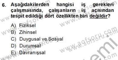 Spor Tesis İşletmesi ve Saha Malzeme Bilgisi Dersi Ara Sınavı Deneme Sınav Soruları 6. Soru