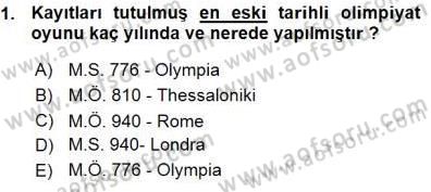 Spor Tesis İşletmesi ve Saha Malzeme Bilgisi Dersi 2015 - 2016 Yılı (Vize) Ara Sınav Soruları 1. Soru