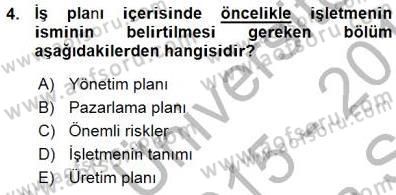 Spor Tesis İşletmesi ve Saha Malzeme Bilgisi Dersi 2015 - 2016 Yılı (Vize) Ara Sınav Soruları 4. Soru