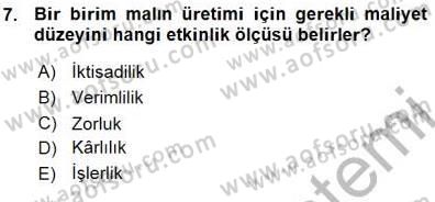 Spor Tesis İşletmesi ve Saha Malzeme Bilgisi Dersi Ara Sınavı Deneme Sınav Soruları 7. Soru
