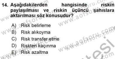 Spor Tesis İşletmesi ve Saha Malzeme Bilgisi Dersi 2015 - 2016 Yılı (Final) Dönem Sonu Sınav Soruları 14. Soru