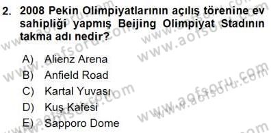 Spor Tesis İşletmesi ve Saha Malzeme Bilgisi Dersi 2015 - 2016 Yılı (Final) Dönem Sonu Sınav Soruları 2. Soru