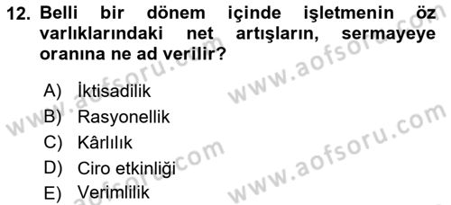 Spor Tesis İşletmesi ve Saha Malzeme Bilgisi Dersi 2015 - 2016 Yılı Tek Ders Sınav Soruları 12. Soru