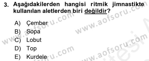Spor Tesis İşletmesi ve Saha Malzeme Bilgisi Dersi 2015 - 2016 Yılı Tek Ders Sınav Soruları 3. Soru