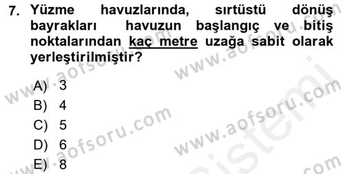 Spor Tesis İşletmesi ve Saha Malzeme Bilgisi Dersi 2015 - 2016 Yılı Tek Ders Sınav Soruları 7. Soru