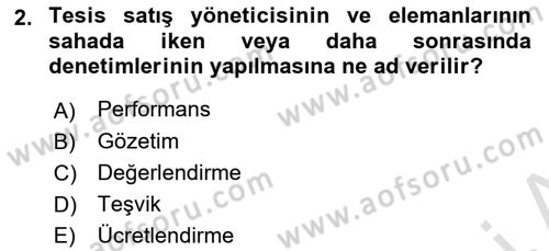 Spor Tesis İşletmesi ve Saha Malzeme Bilgisi Dersi 2016 - 2017 Yılı (Vize) Ara Sınav Soruları 2. Soru
