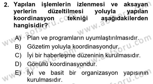 Spor Tesis İşletmesi ve Saha Malzeme Bilgisi Dersi 2016 - 2017 Yılı (Final) Dönem Sonu Sınav Soruları 2. Soru
