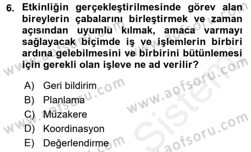 Spor Tesis İşletmesi ve Saha Malzeme Bilgisi Dersi 2016 - 2017 Yılı (Final) Dönem Sonu Sınav Soruları 6. Soru