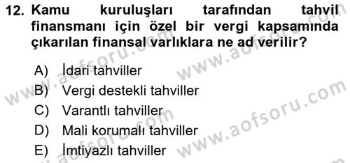 Spor Tesis İşletmesi ve Saha Malzeme Bilgisi Dersi 2017 - 2018 Yılı (Final) Dönem Sonu Sınav Soruları 12. Soru