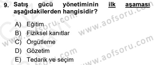 Spor Tesis İşletmesi ve Saha Malzeme Bilgisi Dersi 2018 - 2019 Yılı (Vize) Ara Sınav Soruları 9. Soru
