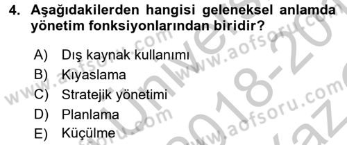 Spor Tesis İşletmesi ve Saha Malzeme Bilgisi Dersi 2018 - 2019 Yılı Yaz Okulu Sınav Soruları 4. Soru