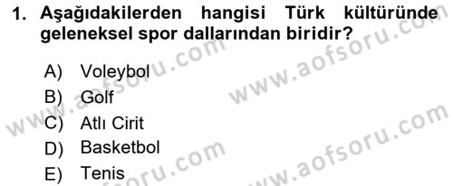 Spor Tesis İşletmesi ve Saha Malzeme Bilgisi Dersi 2020 - 2021 Yılı Yaz Okulu Sınav Soruları 1. Soru