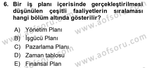 Spor Tesis İşletmesi ve Saha Malzeme Bilgisi Dersi 2020 - 2021 Yılı Yaz Okulu Sınav Soruları 6. Soru