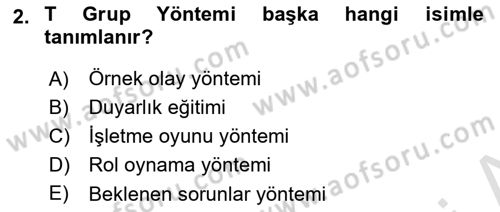 Spor Tesis İşletmesi ve Saha Malzeme Bilgisi Dersi Ara Sınavı Deneme Sınav Soruları 2. Soru