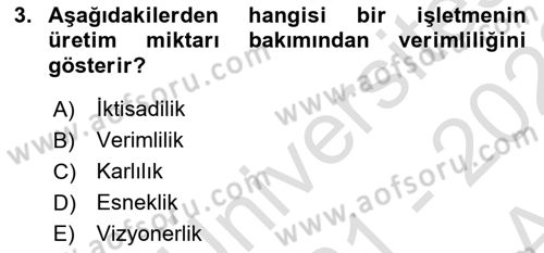 Spor Tesis İşletmesi ve Saha Malzeme Bilgisi Dersi Ara Sınavı Deneme Sınav Soruları 3. Soru