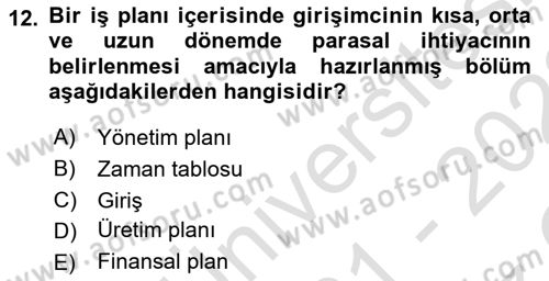 Spor Tesis İşletmesi ve Saha Malzeme Bilgisi Dersi 2021 - 2022 Yılı Yaz Okulu Sınav Soruları 12. Soru