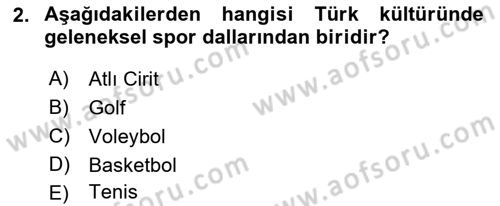 Spor Tesis İşletmesi ve Saha Malzeme Bilgisi Dersi 2021 - 2022 Yılı Yaz Okulu Sınav Soruları 2. Soru