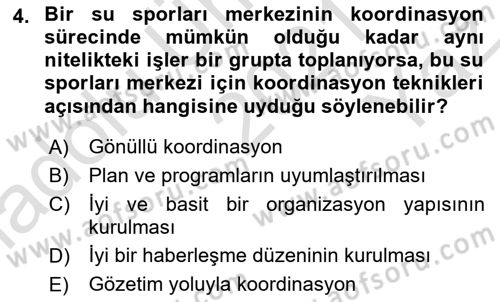 Spor Tesis İşletmesi ve Saha Malzeme Bilgisi Dersi 2021 - 2022 Yılı Yaz Okulu Sınav Soruları 4. Soru