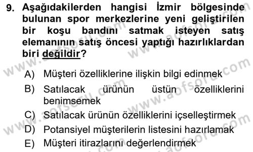 Spor Tesis İşletmesi ve Saha Malzeme Bilgisi Dersi 2021 - 2022 Yılı Yaz Okulu Sınav Soruları 9. Soru