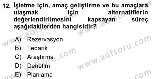 Spor Tesis İşletmesi ve Saha Malzeme Bilgisi Dersi 2022 - 2023 Yılı Yaz Okulu Sınav Soruları 12. Soru