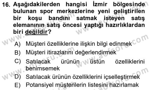 Spor Tesis İşletmesi ve Saha Malzeme Bilgisi Dersi 2022 - 2023 Yılı Yaz Okulu Sınav Soruları 16. Soru