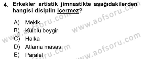 Spor Tesis İşletmesi ve Saha Malzeme Bilgisi Dersi 2022 - 2023 Yılı Yaz Okulu Sınav Soruları 4. Soru