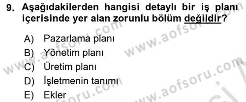 Spor Tesis İşletmesi ve Saha Malzeme Bilgisi Dersi 2023 - 2024 Yılı (Vize) Ara Sınav Soruları 9. Soru