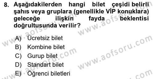 Spor Tesis İşletmesi ve Saha Malzeme Bilgisi Dersi 2023 - 2024 Yılı (Final) Dönem Sonu Sınav Soruları 8. Soru