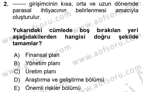 Spor Tesis İşletmesi ve Saha Malzeme Bilgisi Dersi 2023 - 2024 Yılı Yaz Okulu Sınav Soruları 2. Soru