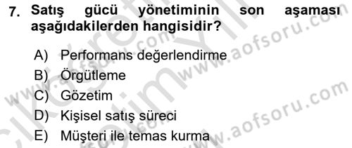 Spor Tesis İşletmesi ve Saha Malzeme Bilgisi Dersi 2023 - 2024 Yılı Yaz Okulu Sınav Soruları 7. Soru